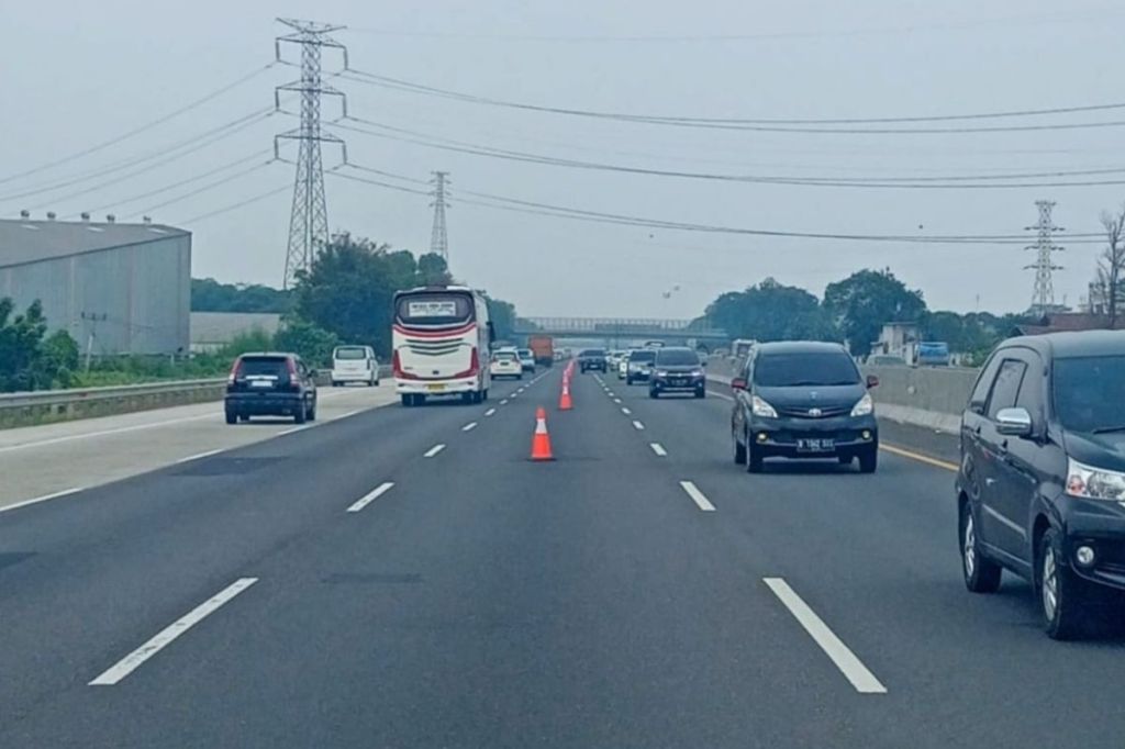 Pemudil wajib berkendara aman saat melaju di “contraflow”
