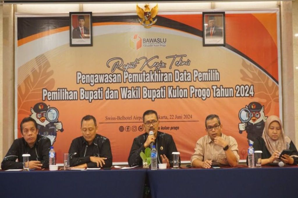 Bawaslu Kulon Progo adakan rakernis pemutakhiran data pemilih Pilkada&nbsp;2024