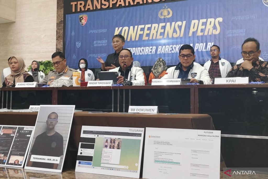 Empat pelaku eksploitasi seksual anak online ditetapkan sebagai&nbsp;tersangka