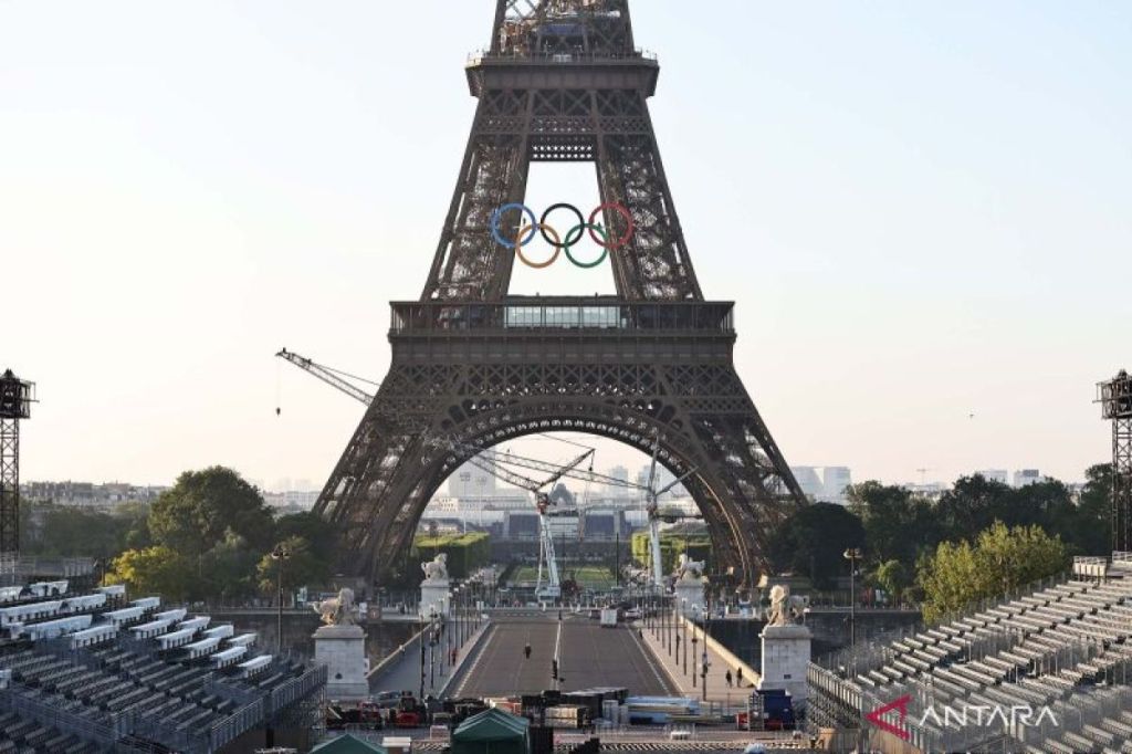 Penembak jitu, penyelam, termasuk AI jaga pembukaan Olimpiade Paris&nbsp;2024