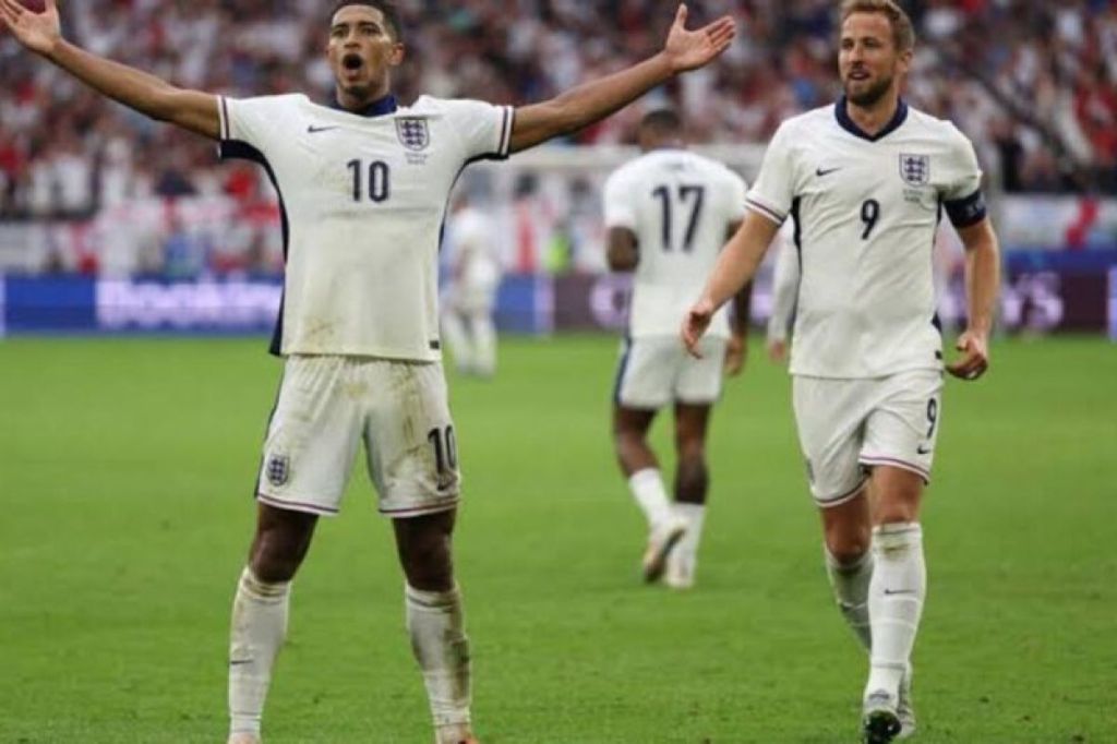Pemain Timnas Inggris Bellingham disanksi UEFA gegara selebrasi tak&nbsp;pantas