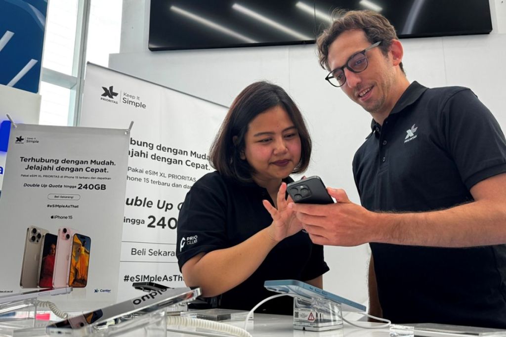 Kerja sama XL Axiata-Apple hadirkan paket bundling myPRIO DEAL&nbsp;iPhone