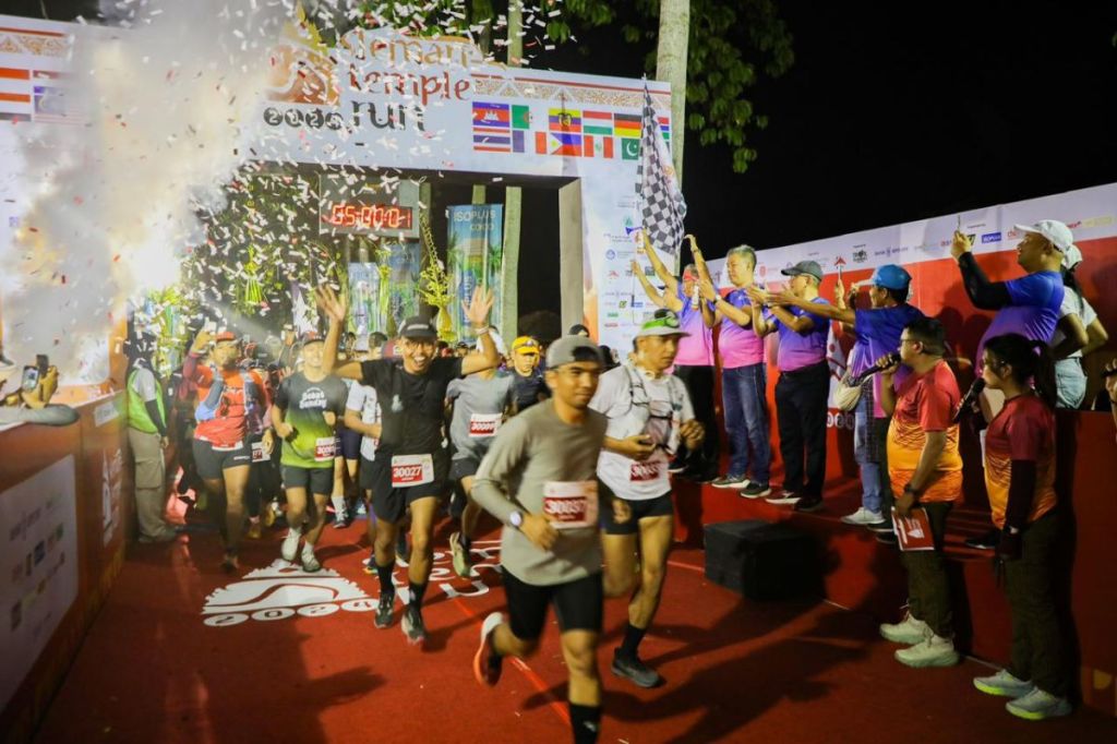 Ribuan pelari dalam dan luar negeri mengikuti “Sleman Temple Run&nbsp;2024
